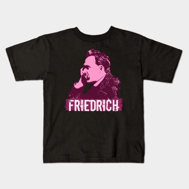 Friedrich Kids T-Shirt by zeno27